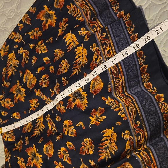 Vintage Style Tapestry Mini Wrap Skirts 100% Cotton - Picture 4 of 7